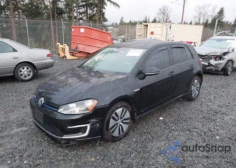 2016 Volkswagen E-Golf Se z USA, uszkodzony, nr VIN WVWKP7AU4GW913723